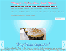 Tablet Screenshot of magiccupcakesforyou.com